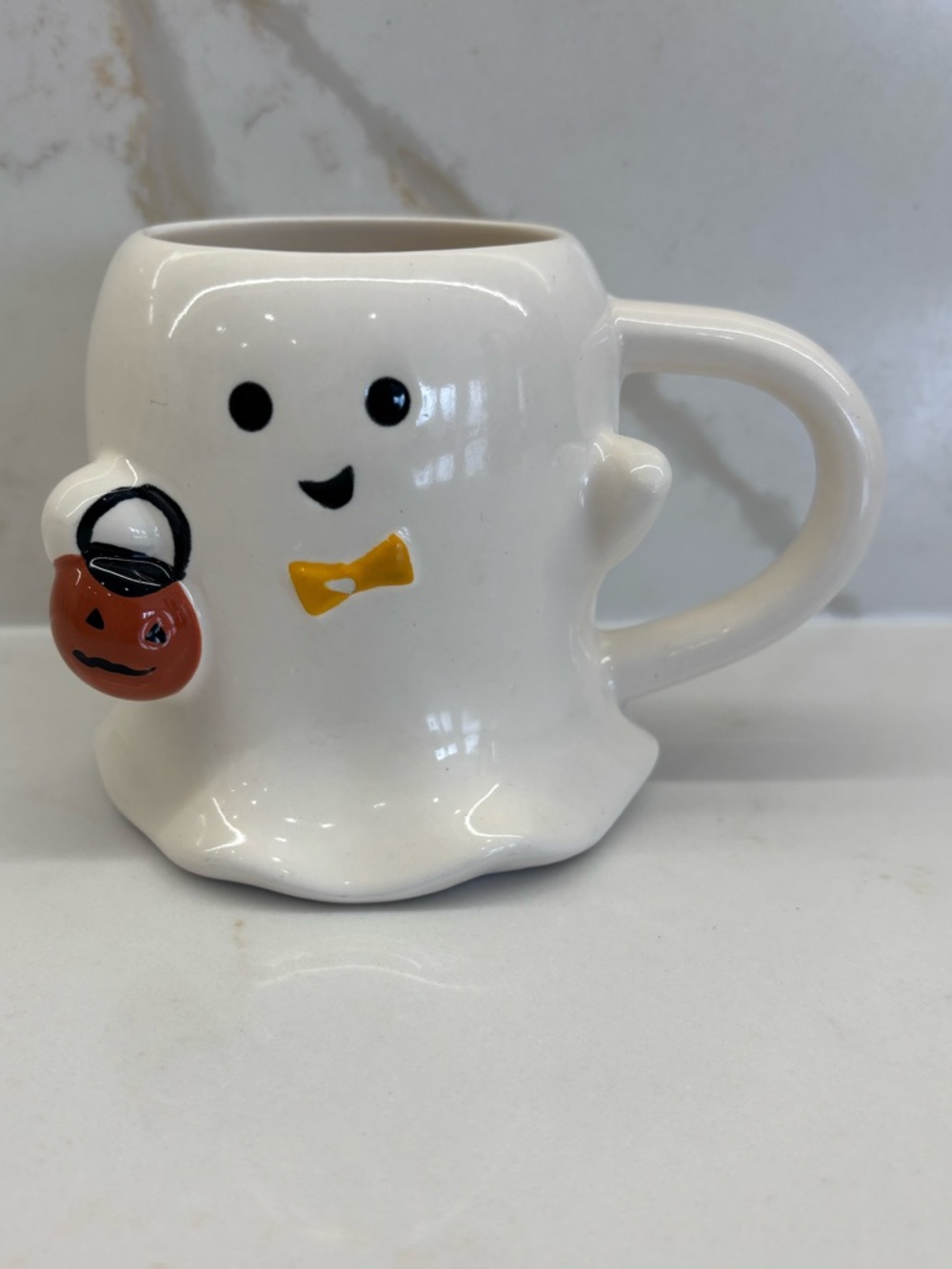 Viral Hyde & EEK! Boutique Stoneware Figural Ghost with Pumpkin Mug Target